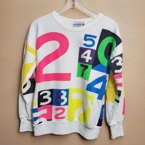 80s‎ Nicolette New York graphic crewneck sweatshirt in multi-coloured